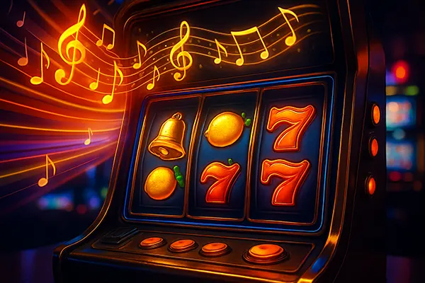 Slot machine audio
