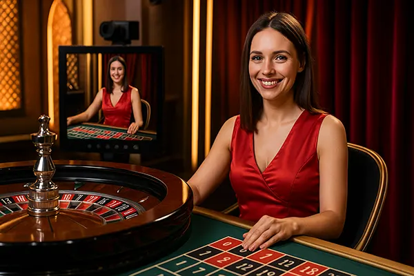 Online roulette broadcast