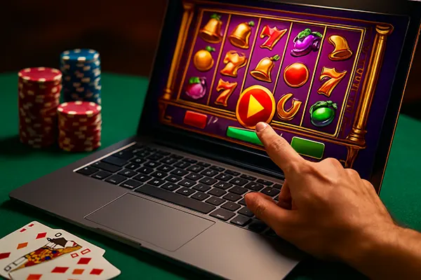 Online casino layout