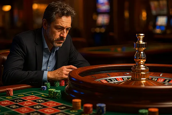 Casino roulette wheel