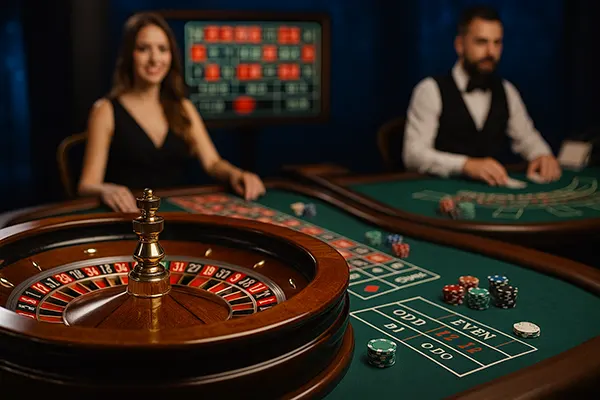 Modern blackjack table